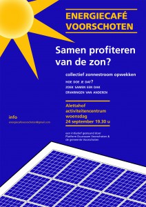 poster voorkant Energiecafé